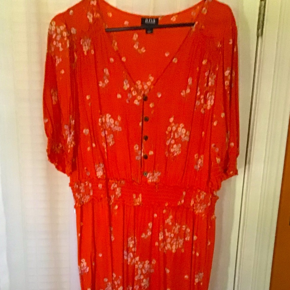 Summer jumpsuit..wide leg..women sz l